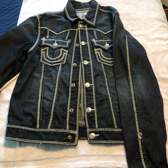 True Religion Thick Stitch Jean Jacket 
